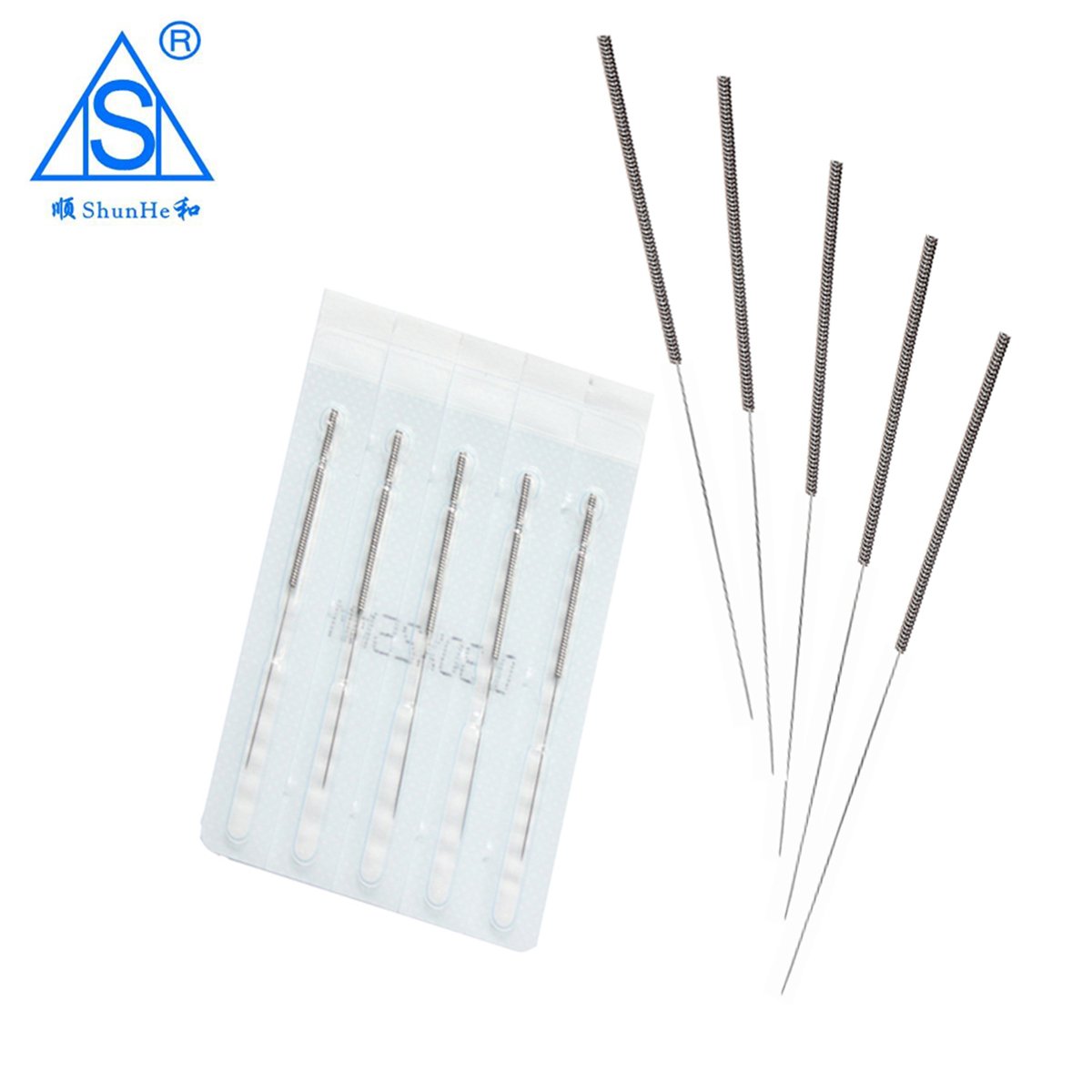 Spring (sujok) Handle Acupuncture Needle without Tube Dialysis Paper